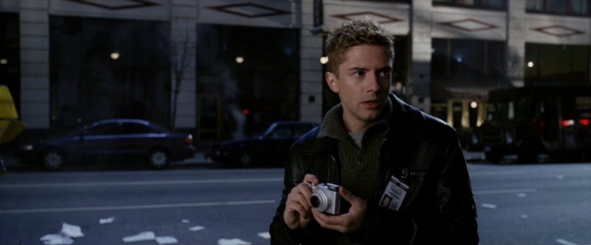 Eddie Brock outside First Eastern Bank.