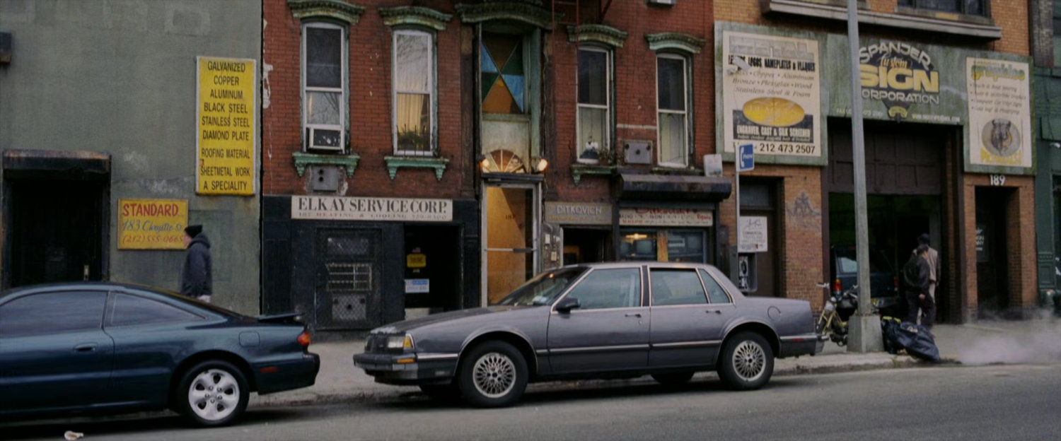 Exterior of Peter Parker's apartment building.