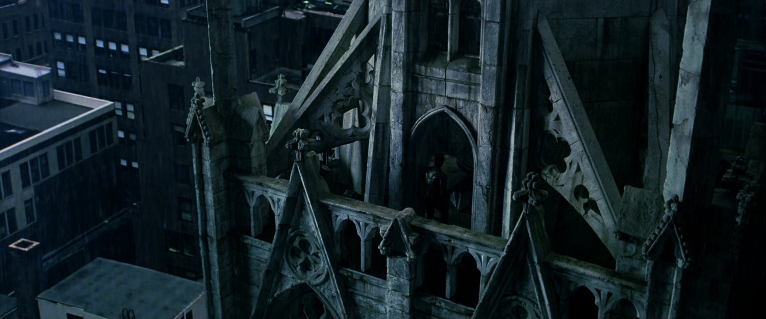 Exterior of gothic church.