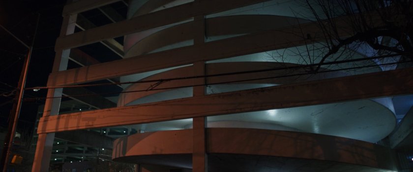 Exterior of Parking garage.