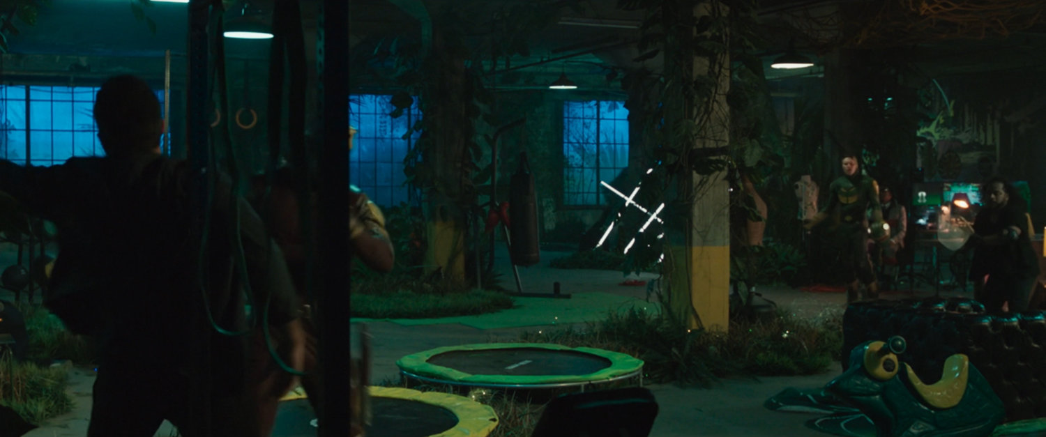 Interior of the Lily Pad hideout.