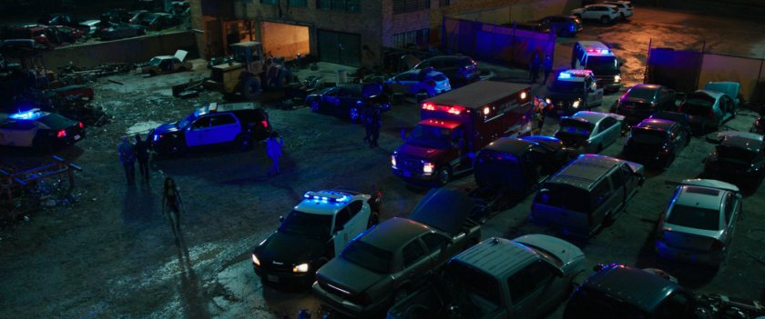 Parking lot of the Lily Pad hideout.