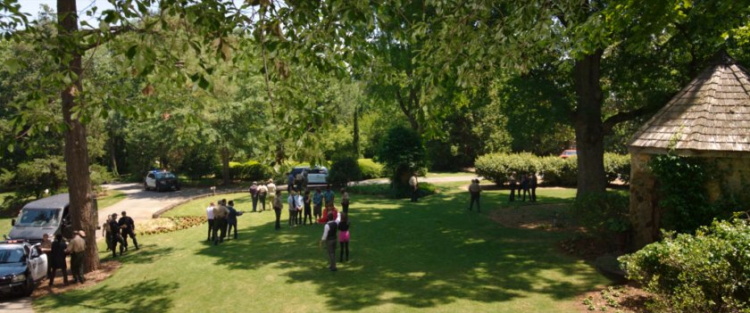 The front lawn at the Summer Twilights retreat.