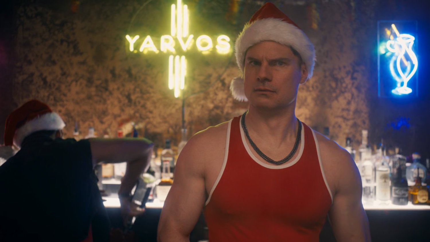 The bartender at Yarvo's Club.
