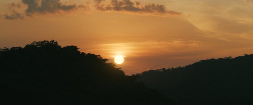 The sun rises over Wakanda.