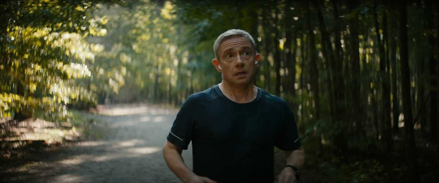Everett Ross in the woods.