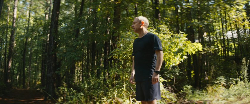 Everett Ross in the woods.