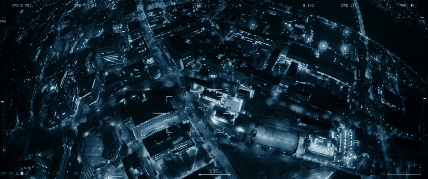 Aerial view of Boston from drone.