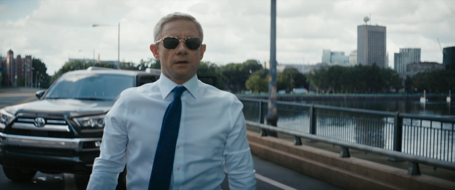 Everett Ross on Boston bridge.