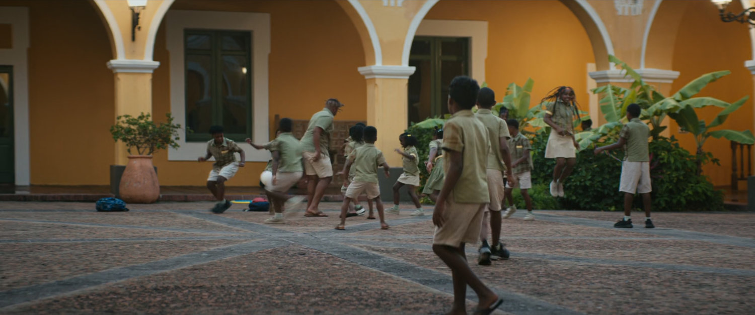 Quad of Haitian school.