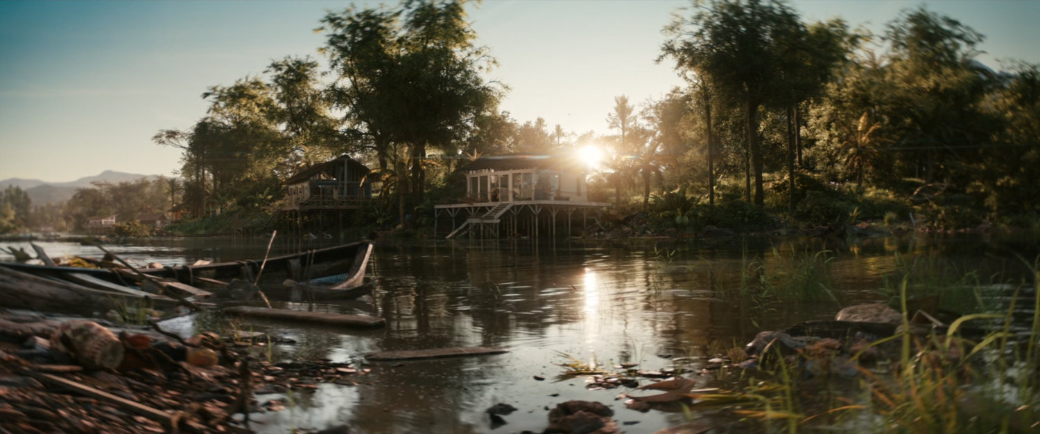 Wakandan house on River.