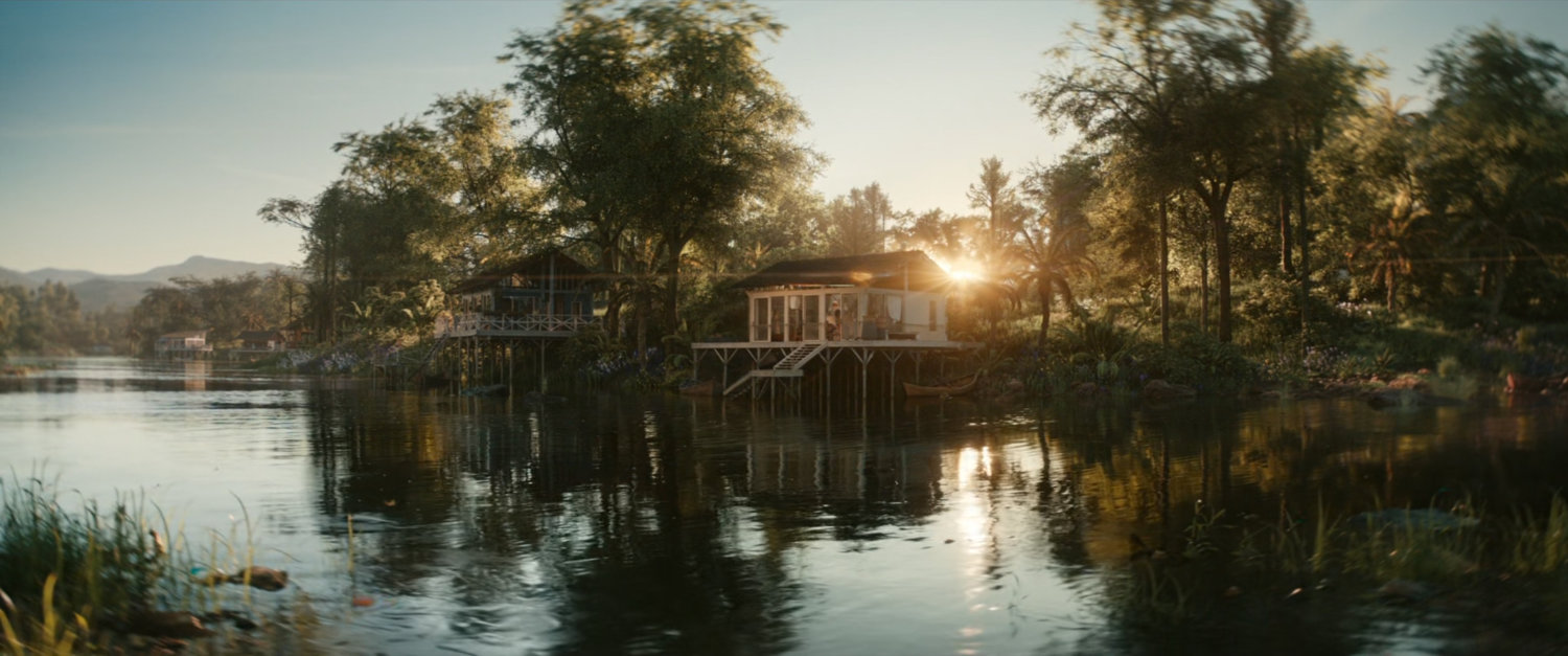 Wakandan house on River.