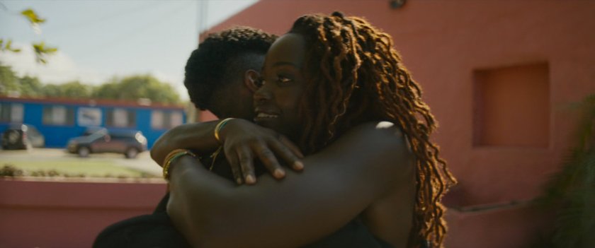 Shuri hugs Nakia.
