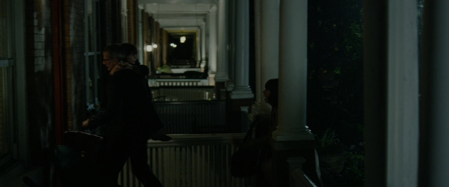 Richard Parker carries young Peter into his Uncle Ben's house.