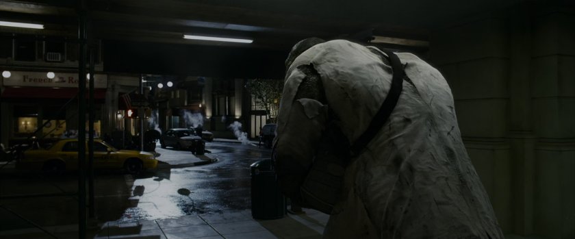 The Lizard in a subway station entrance.