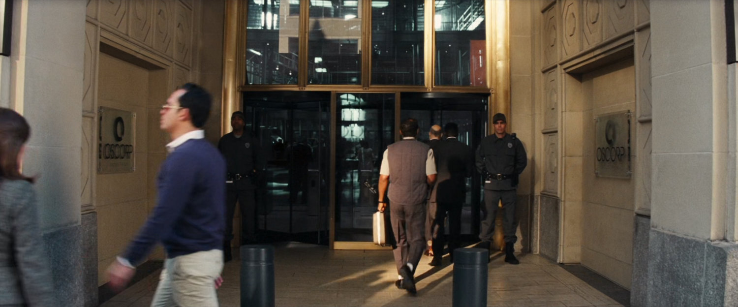 Entrance to Oscorp Tower.