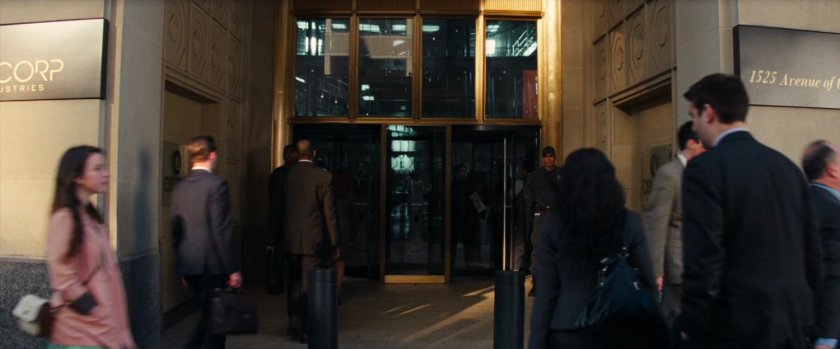 Entrance to Oscorp Tower.