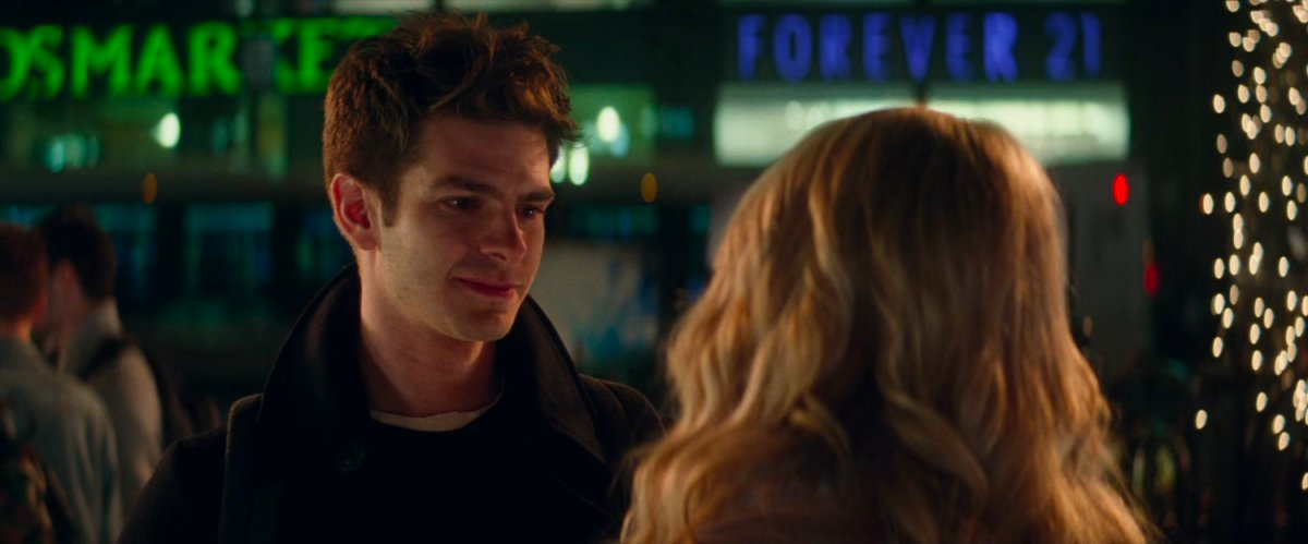 Gwen and Peter at outdoor market.