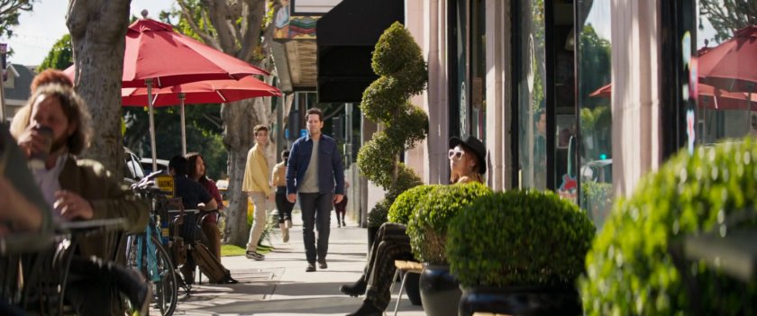Scott Lang walks down a San Francisco sidewalk.