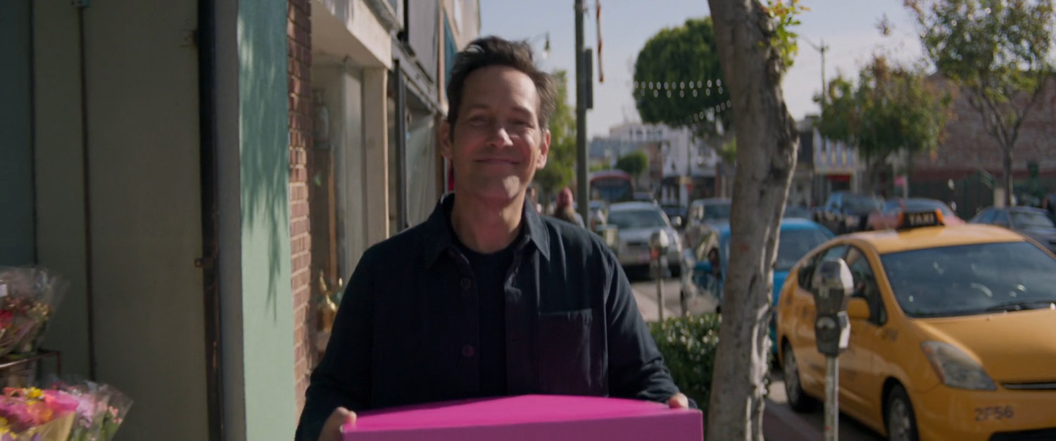 Scott Lang walks down a San Francisco sidewalk.