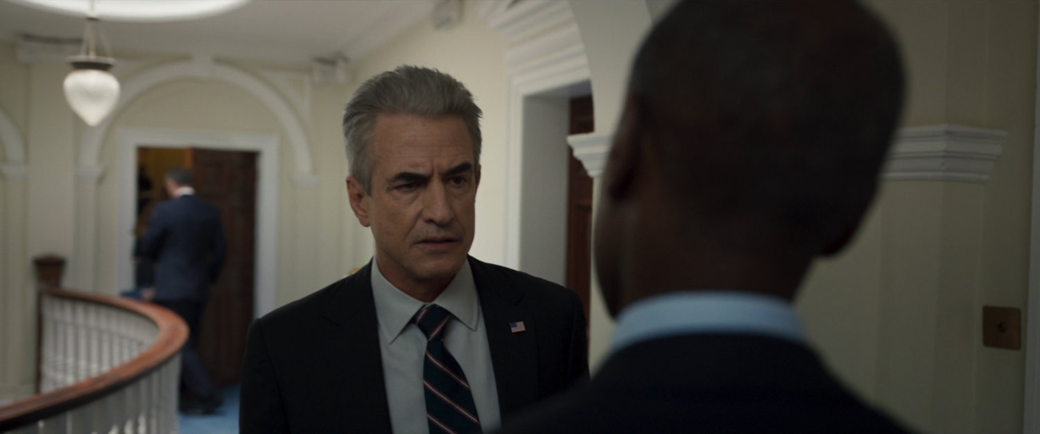 James Rhodes and President Ritson in the White House.