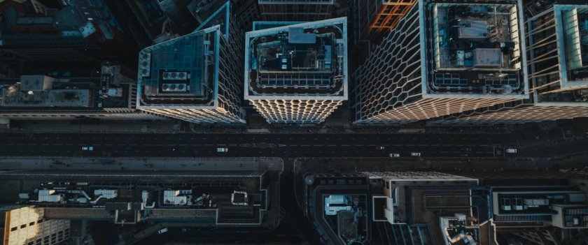 Aerial view of Moscow.