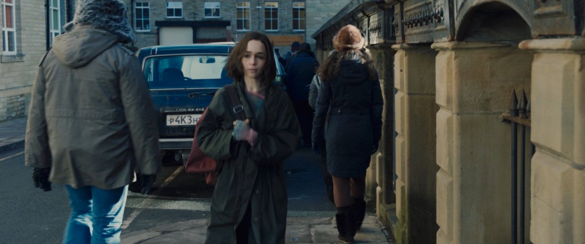 G'iah on a Moscow sidewalk.