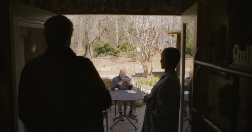 Peter Quill on the back porch of his grandfathers St Louis house.