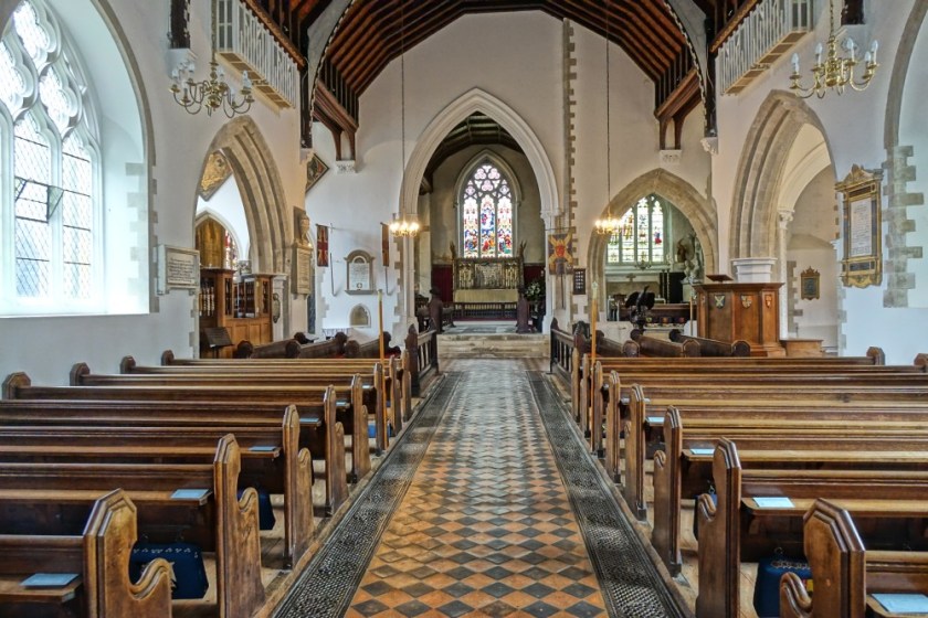 Interior of St Etheledreda's Church, in Hatfield.