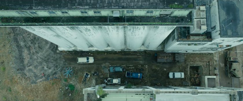 Aerial view of New Skrullos exterior.