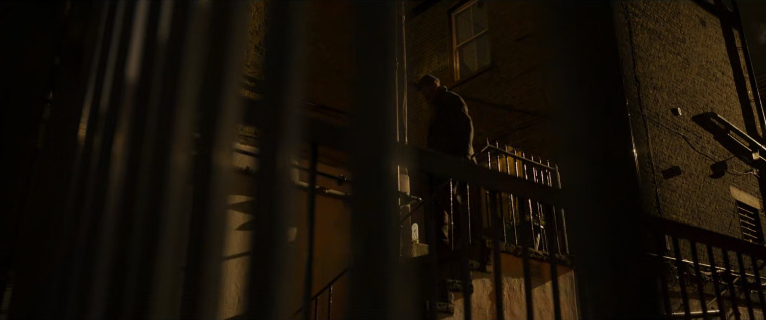 Fury exits the back stairs of the Brixton Community Center.