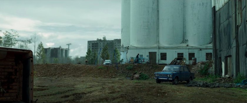 Exterior of New Skrullos, an abandoned nuclear facility.