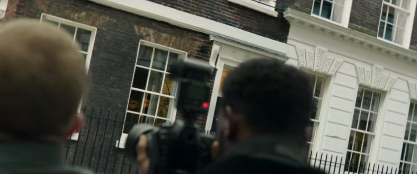 The outside 10 Downing Street.