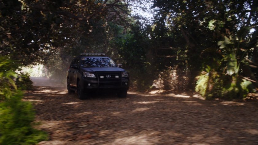 A SHIELD truck driving through a Peruvian jungle.