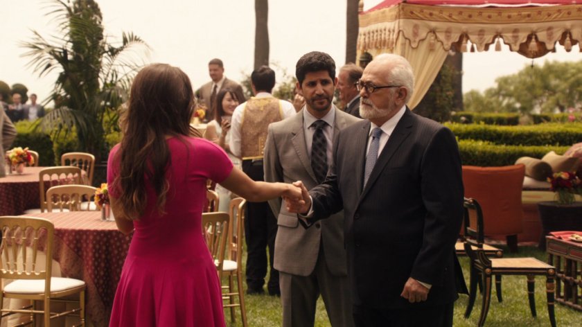 Skye meeting party goer's in garden setting at Ian Quinn's house.