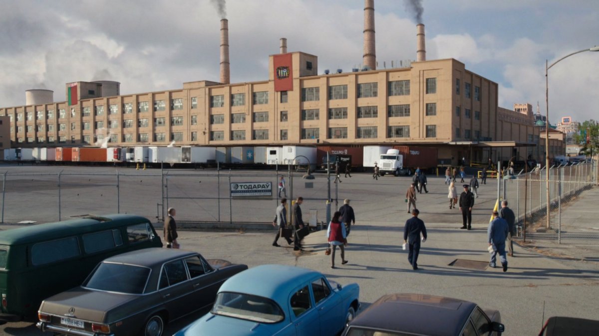 Exterior of the Todorov Building in Minsk.