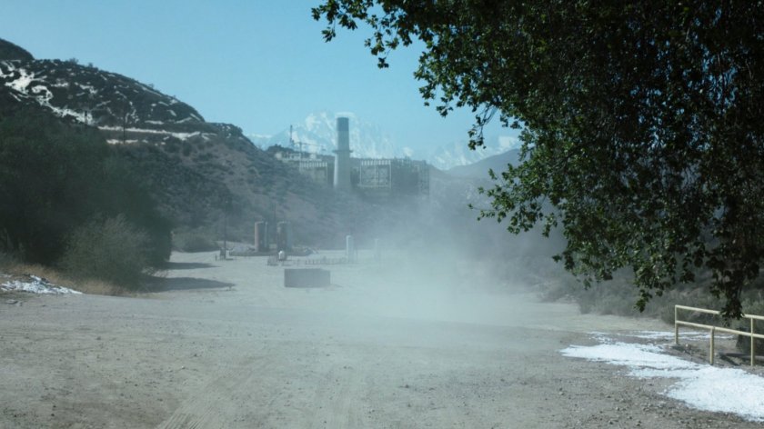 A Georgian power plant in the Caucasus Mountains.