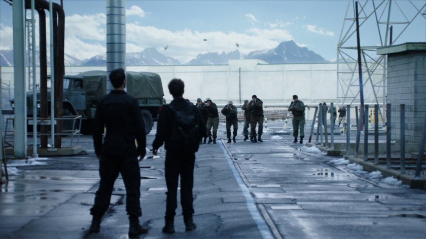 Ward and Fitz captured by armed men at a Georgian power plant.