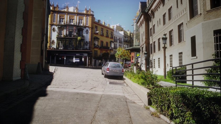 View of street in Seville.