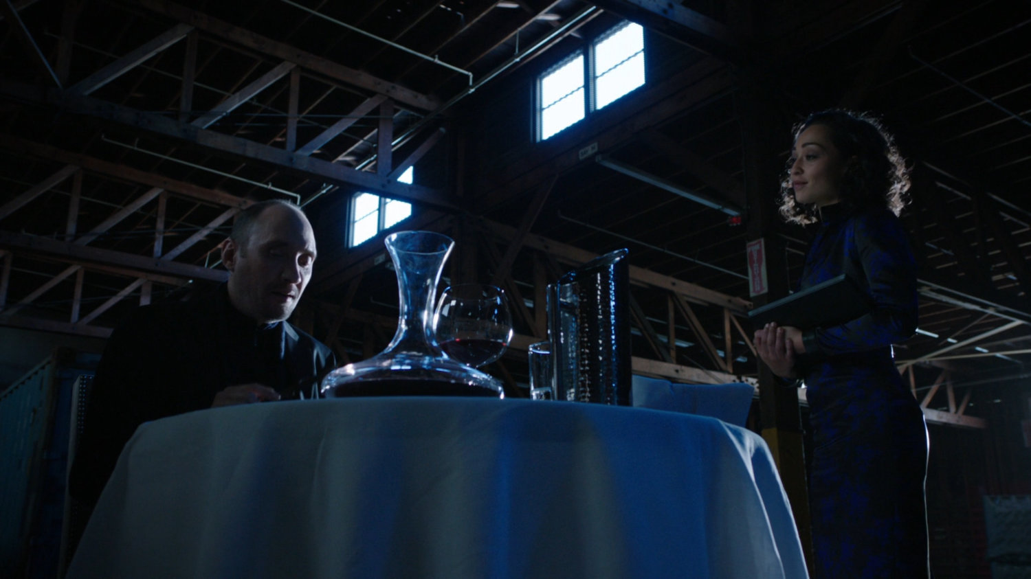 Raina and Edison Po in an abandoned warehouse in Oakland.
