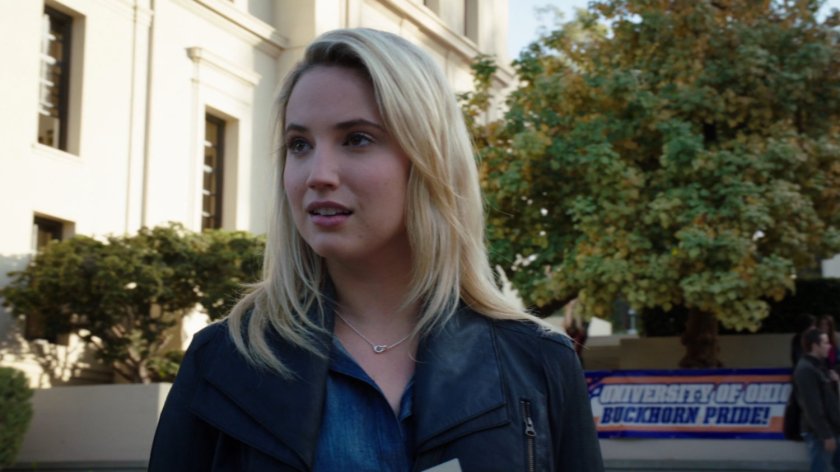 Laura Hayward on the campus of the University of Ohio.