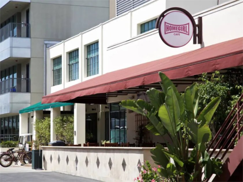 Exterior of Culver Studios commissary.