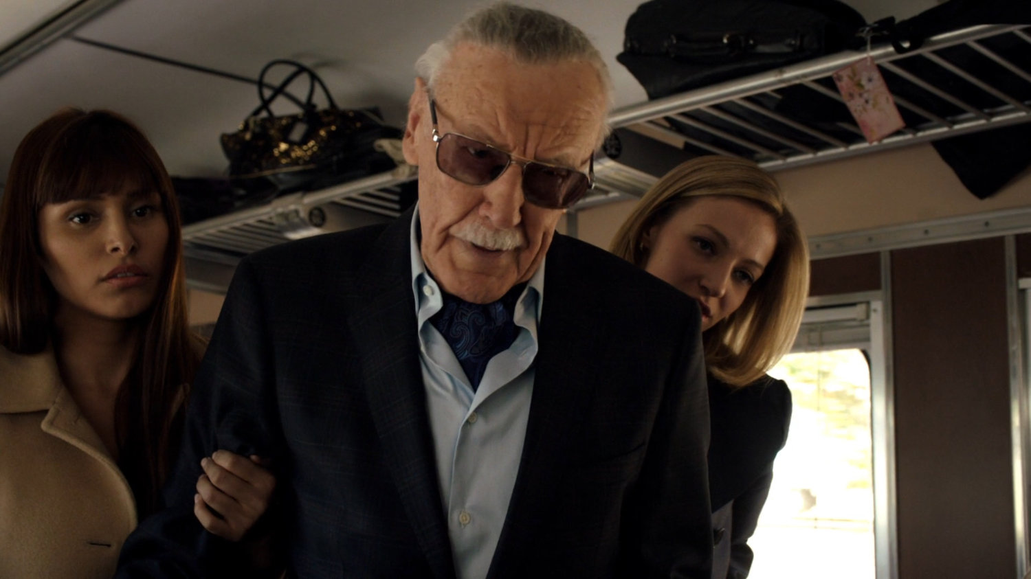 Stan Lee cameo on Italian train.