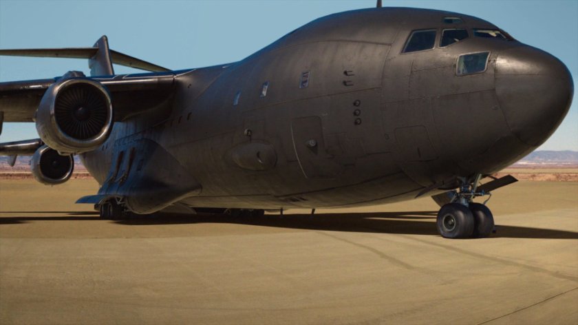 The Bus on a Nevada runway.