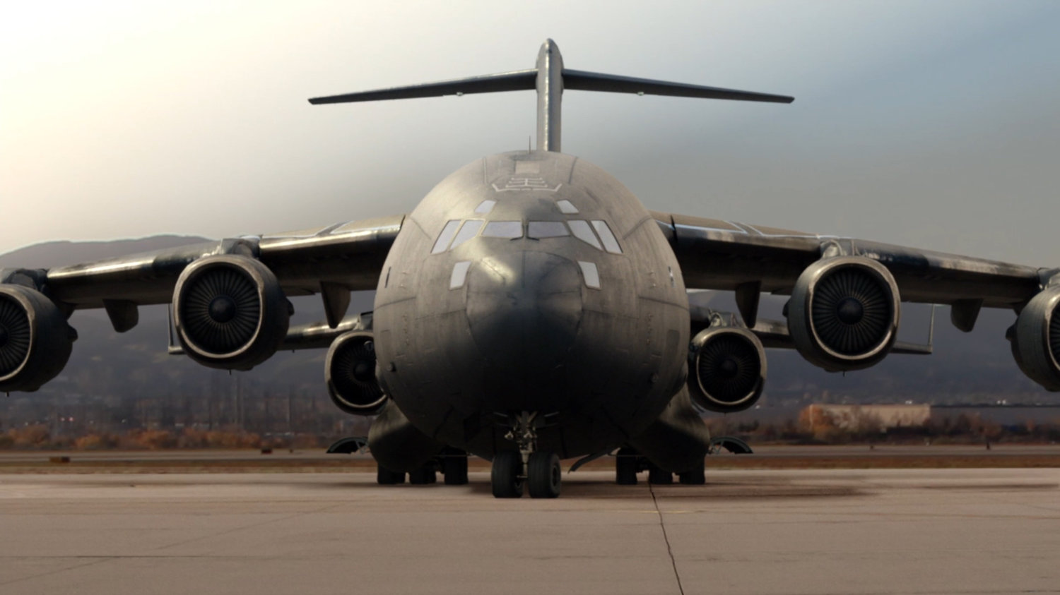 The Bus on a airport runway.