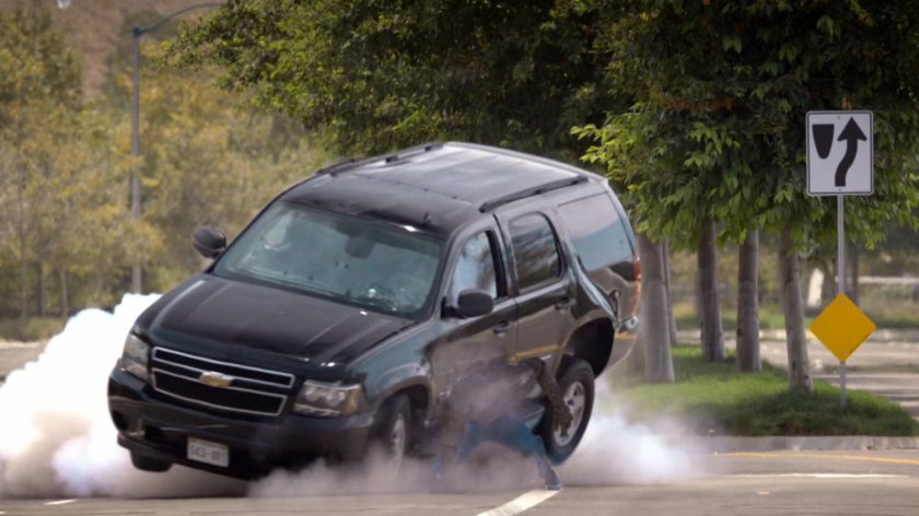 SUV flips after hitting Carl Creel.