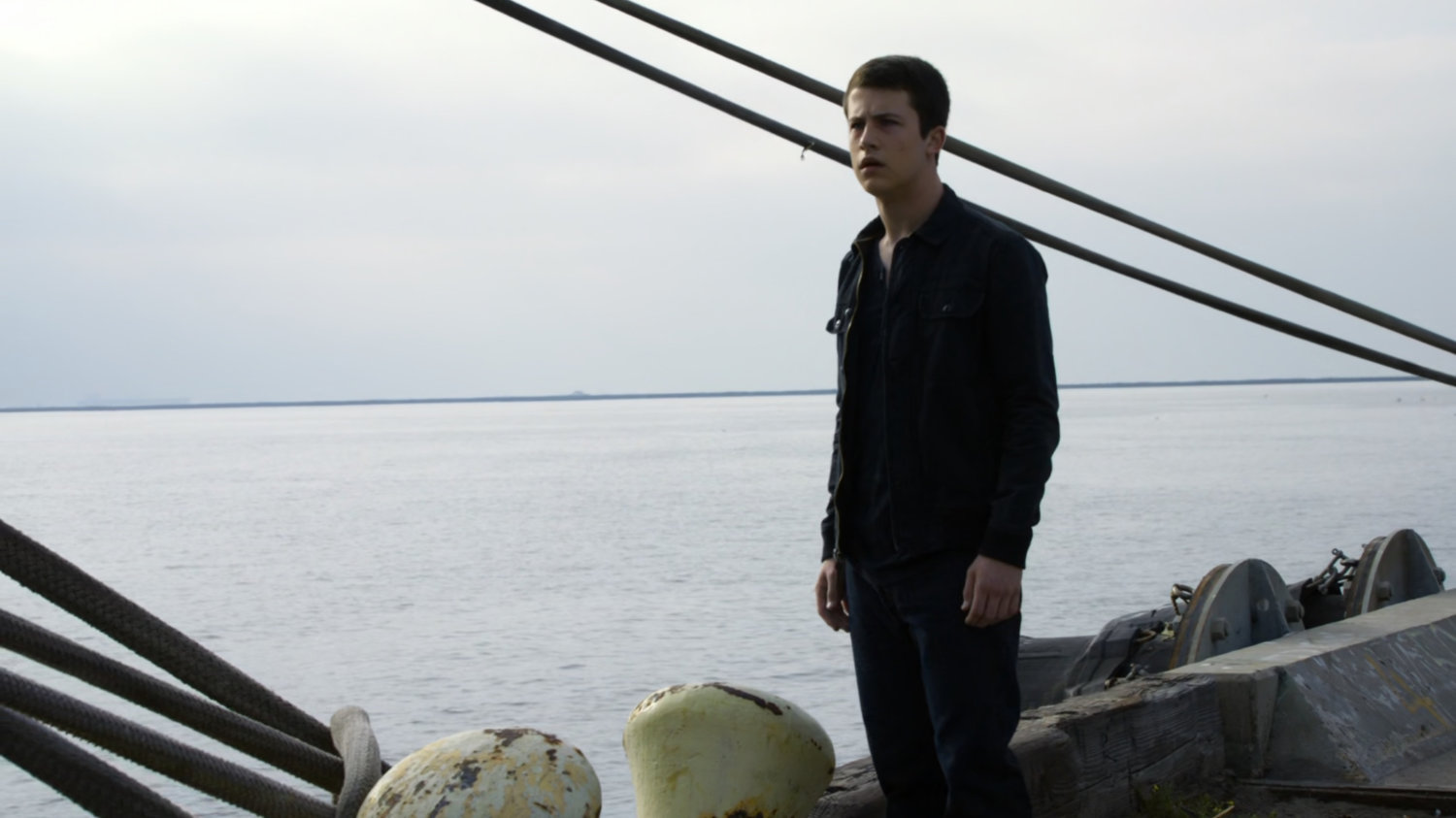 Donnie Gill on a dock by the ocean.
