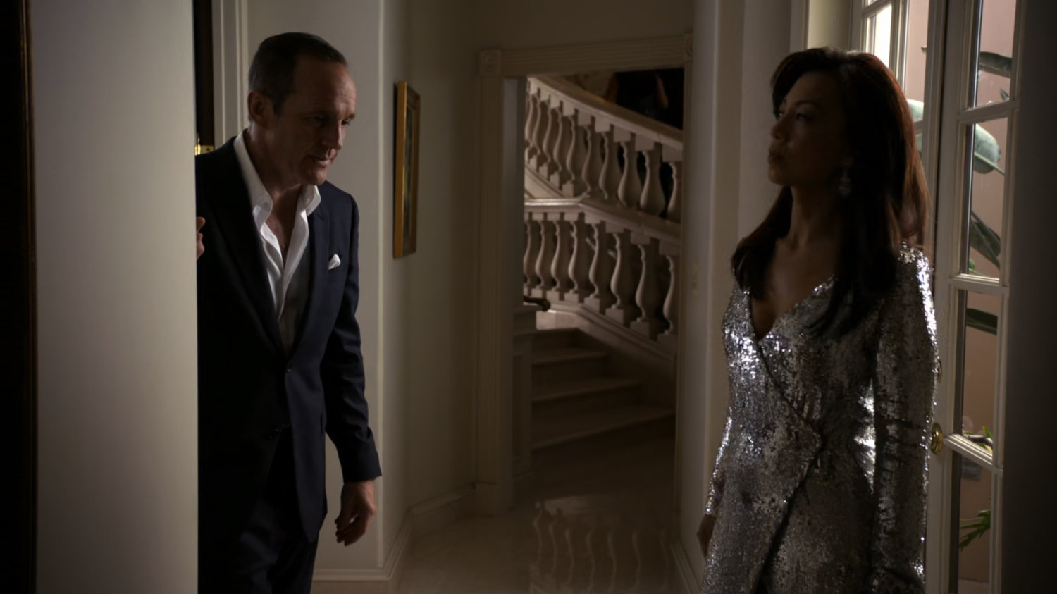 Coulson and May in Miami mansion.