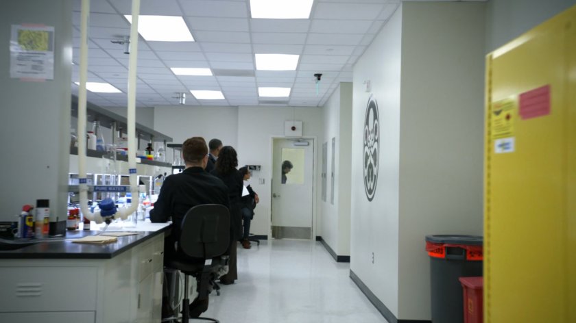 Interior of HYDRA laboratory.