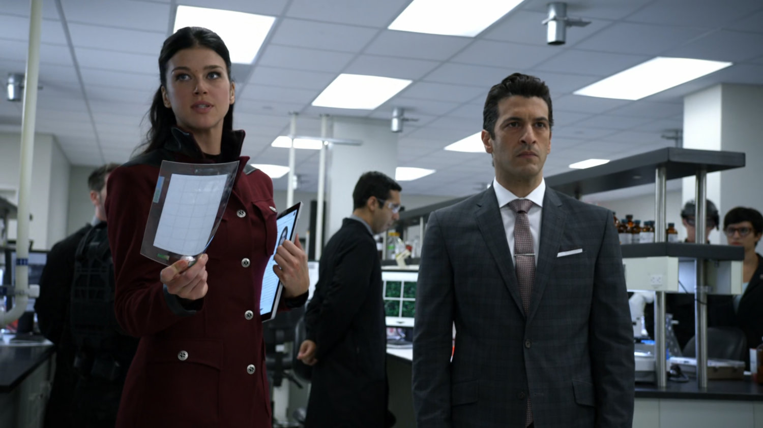 Bobbi and Bakshi in the HYDRA laboratory.